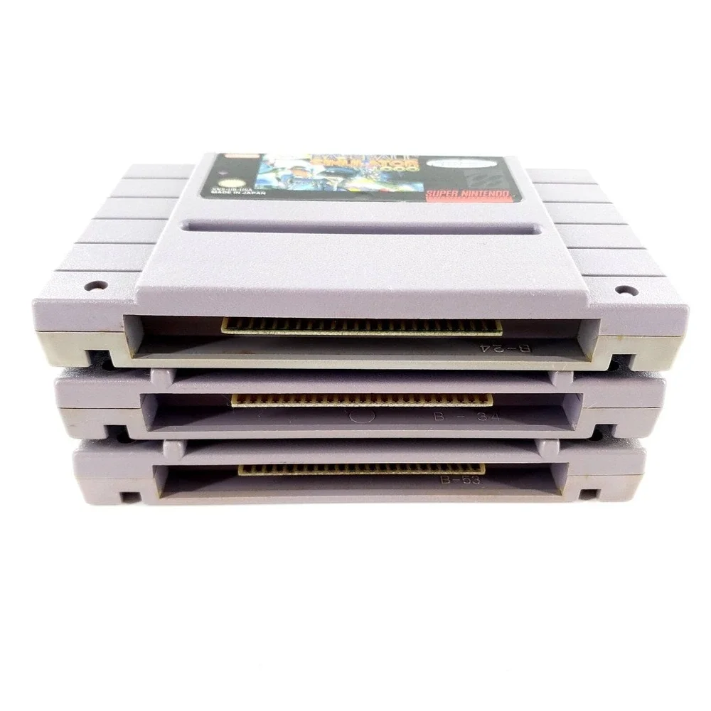Super Nintendo Games Lot Of 3 Baseball Simulator, Nigel Mansell, College Footbal